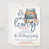 家族遠くにの移動パーティー 招待状 (正面)