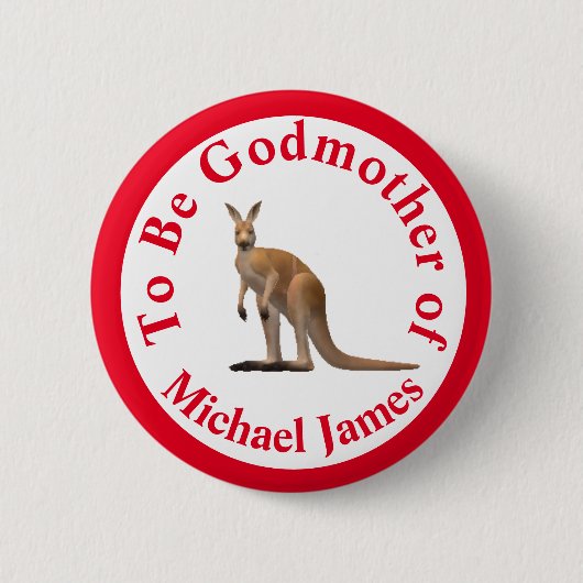 家族関係の組み合わせ動物 缶バッジ (正面)