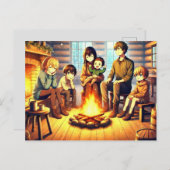 家族集まり ポストカード (正面/裏面)