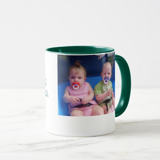 家族057、私達はYouAuntバーバラを愛します マグカップ (正面右)