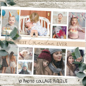 家族10複数の写真の最高のおばあちゃん今まで ジグソーパズル