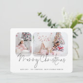 家族2の写真スクリプトメリークリスマスカード (スタンド正面)