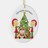 家族3人クリスマス オーナメント オーダーメイド (右)