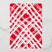 家族3写真おもしろい書エレガント文字金ゴールド 箔シーズンカード (裏面)