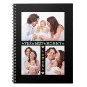 家族3写真最高のコラージュお母さん ノートブック (正面)