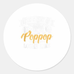 家族365父の日なんと素晴らしいポップPo ラウンドシール