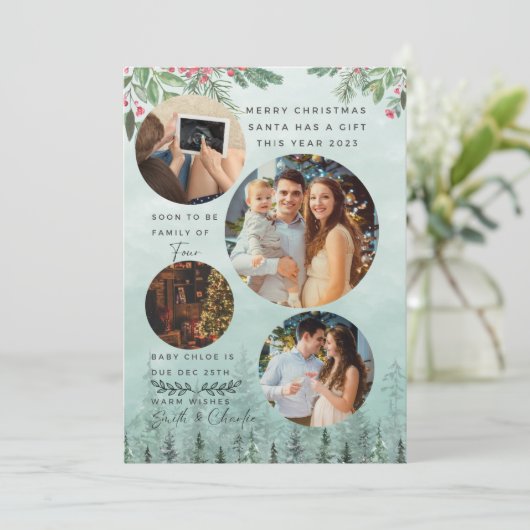 家族4妊娠の発表水の色 シーズンカード (スタンド正面)