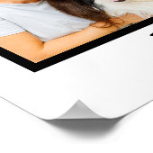 家族4枚カスタマイズ写真犬コラージュ ポスター (角)