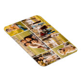 家族5フォトコラージュ名 マグネット (右側)