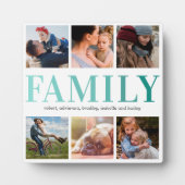 家族6フォトコラージュ フォトプラーク (正面)