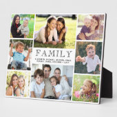 家族8フォトコラージュ フォトプラーク (側面)