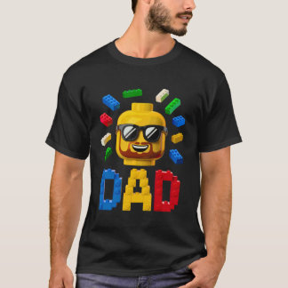 家族 お父さん マスタービルダー レゴ ブロック F Tシャツ