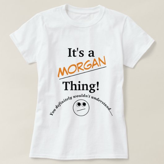 「家族」だ！明るい色パーソナライズされた付き Tシャツ (デザイン正面)