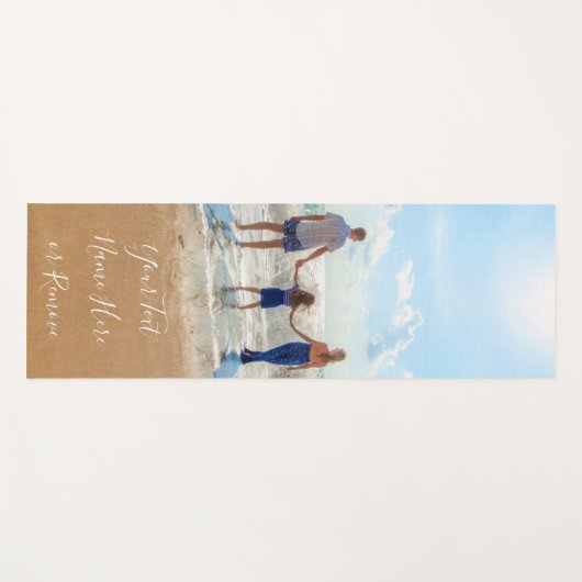 家族 – カスタム写真と文字 – 自分のデザイン  ヨガマット (正面(横))