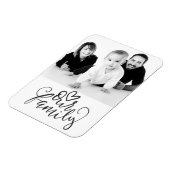 家族 – カスタム写真 マグネット (左側)