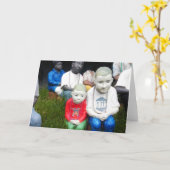 家族 カード (黄色い花)