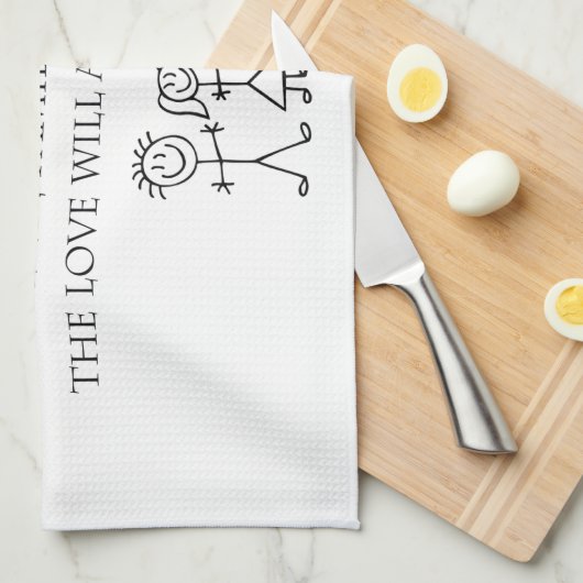 家族 キッチンタオル (四つ折り)