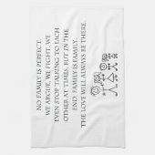 家族 キッチンタオル (縦)