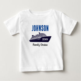 家族 クルーズ 船 赤ちゃん 女の子 男の子 Tシャツ