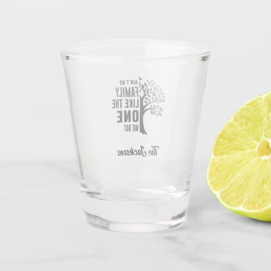 家族 ショットグラス (裏面)