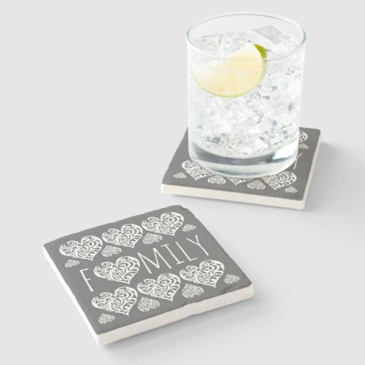 家族 ストーンコースター (横)