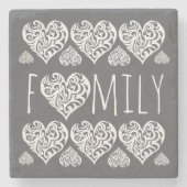 家族 ストーンコースター (正面)