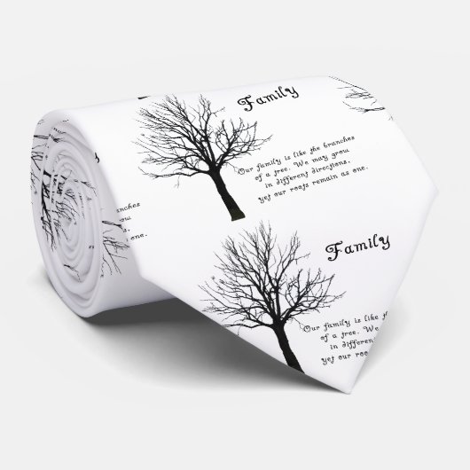 家族-タイ ネクタイ (ロール)