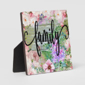 家族 フォトプラーク (正面)