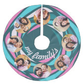 家族 ブラッシュドポリエステルツリースカート (正面)