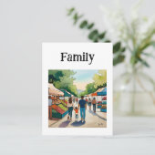 家族 ポストカード (スタンド正面)
