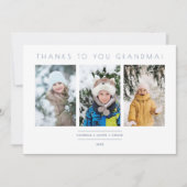 家族 ミニマリスト 3枚の写真 コラージュ 記念品 (正面)