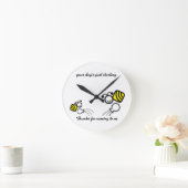 家族 ラウンド壁時計 (ホーム)