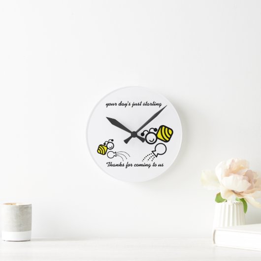 家族 ラウンド壁時計 (ホーム)