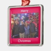 家族 + 友人のクリスマスのオーナメント メタルオーナメント (左)