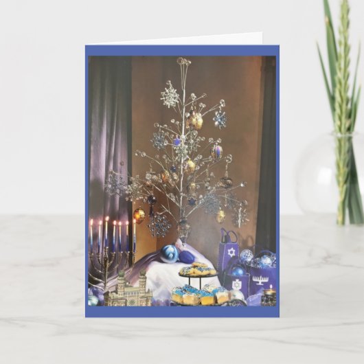 家族、友人、幸せを願うクリスマス カード (正面)