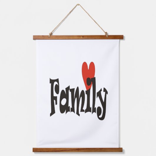 家族 吊り下げ型タペストリー (正面)