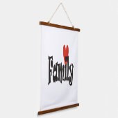 家族 吊り下げ型タペストリー (傾斜あり)