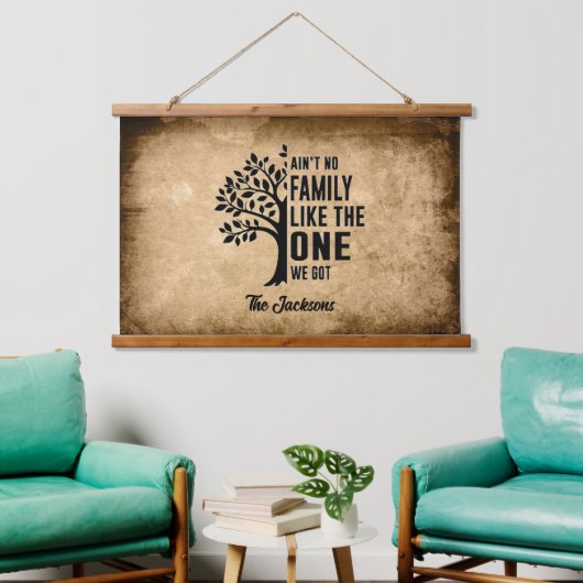 家族 吊り下げ型タペストリー (リビング)