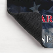 家族、自由、銃器と猫のマウスパッド マウスパッド (コーナー)