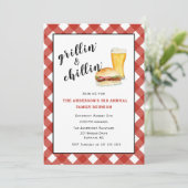 家族 BBQ ピクニック/再会 招待状 (スタンド正面)