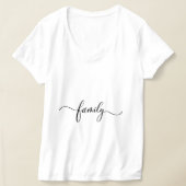 家族 Tシャツ (レイダウン)