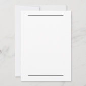 家族BBQのビーガン食品なし 招待状 (裏面)