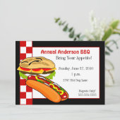 家族BBQ 招待状 (スタンド正面)