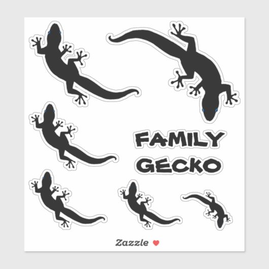 家族GECKO シール (シート)