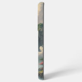 家日本の屋と滝ビューの電話ケース SAMSUNG GALAXYケース (裏面横)