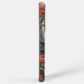 家日本の屋と滝ビューの電話ケース SAMSUNG GALAXYケース (右側面)