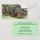 家業の所有者のカード 名刺 (正面/裏面)