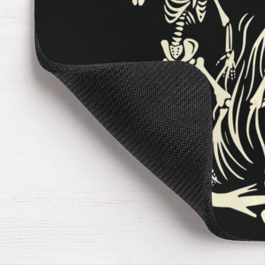 家父長制おもしろいのハロウィーンを燃やす マウスパッド (コーナー)