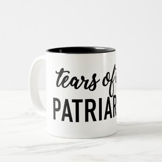 家父長制のマグの破損 ツートーンマグカップ (正面左)