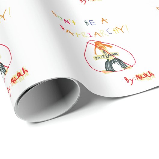 家父長制の包装紙があないで下さい ラッピングペーパー (ロールコーナー)